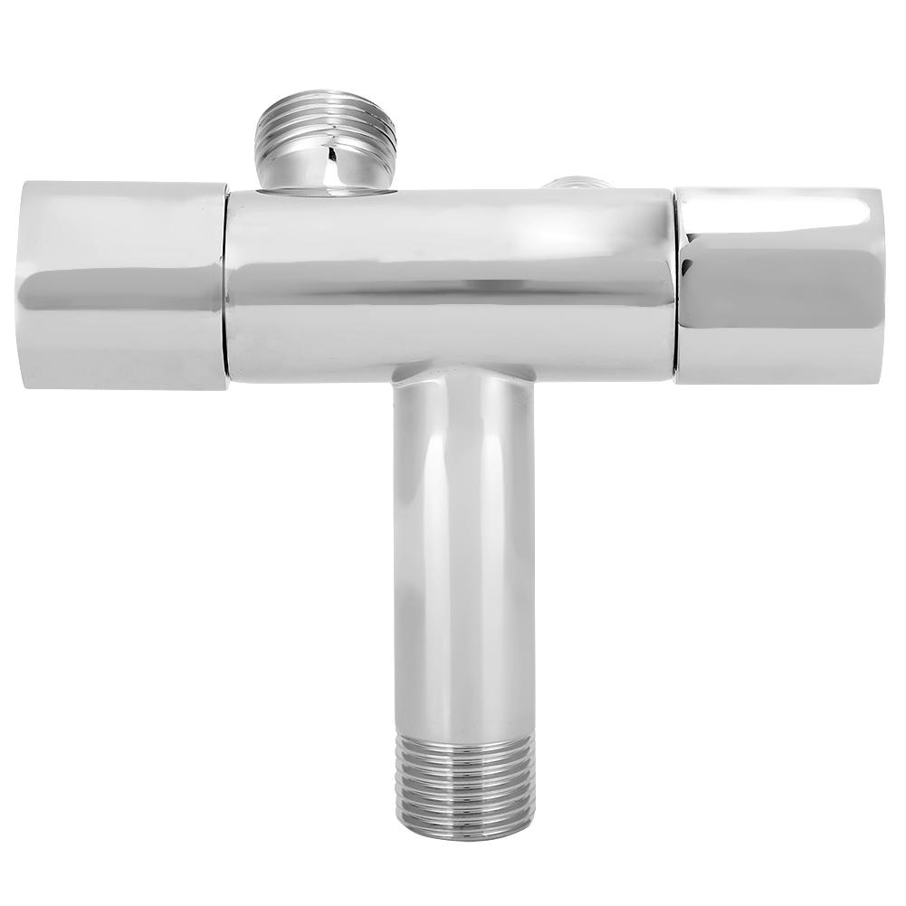 Gwint G1/2 cala Mosiądz 1 Wejście 2 Wyjścia Zawór Kątowy Zawór Przełączający Trójdrożny Podwójny Uchwyt Podwójny