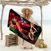 Ronaldo's Legacy Football Beach Towel Super Soft & Absorbent Comfortable Lightweight