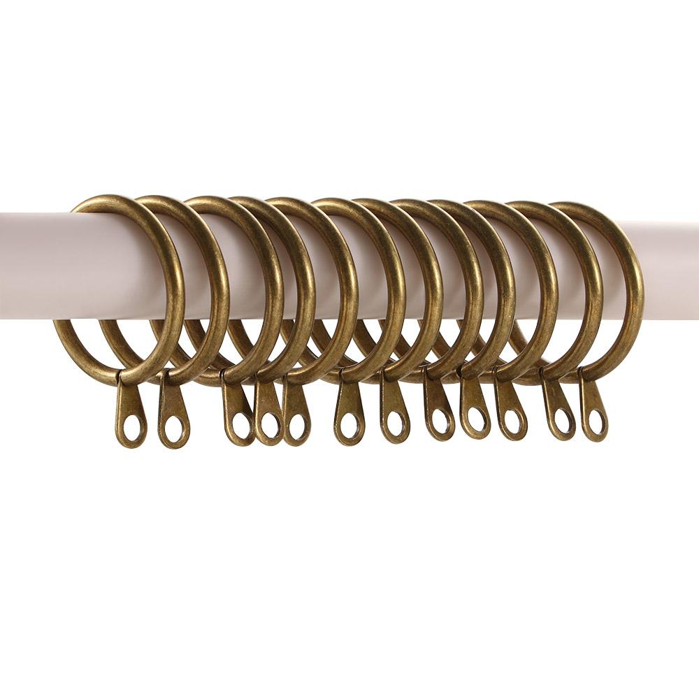 6Pcs Metal Curtain Rings Curtain Accessories Curtain Rings Hanging Hooks for Curtains Rods Pole Voile Heavy Duty Rings