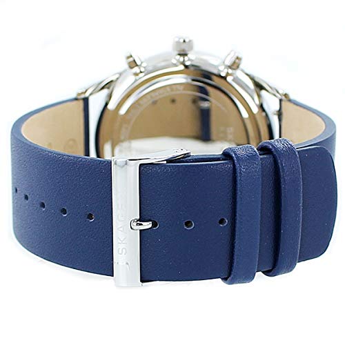 SKAGEN HOLST Chronograph Black Shell Blue Waterproof SKW6653 Watch [Skagen] Men's [Item]