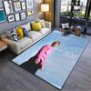 Decorative Racing Checkered Flag Victory Area Rug, Non-Slip Washable Throw Carpet for Living Room Bedroom Entryway Home
