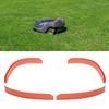 4PCS Edge Guards For Robotic Lawn Mowers Durable Weatherproof Bumper Protectors No Tools Installation Needed