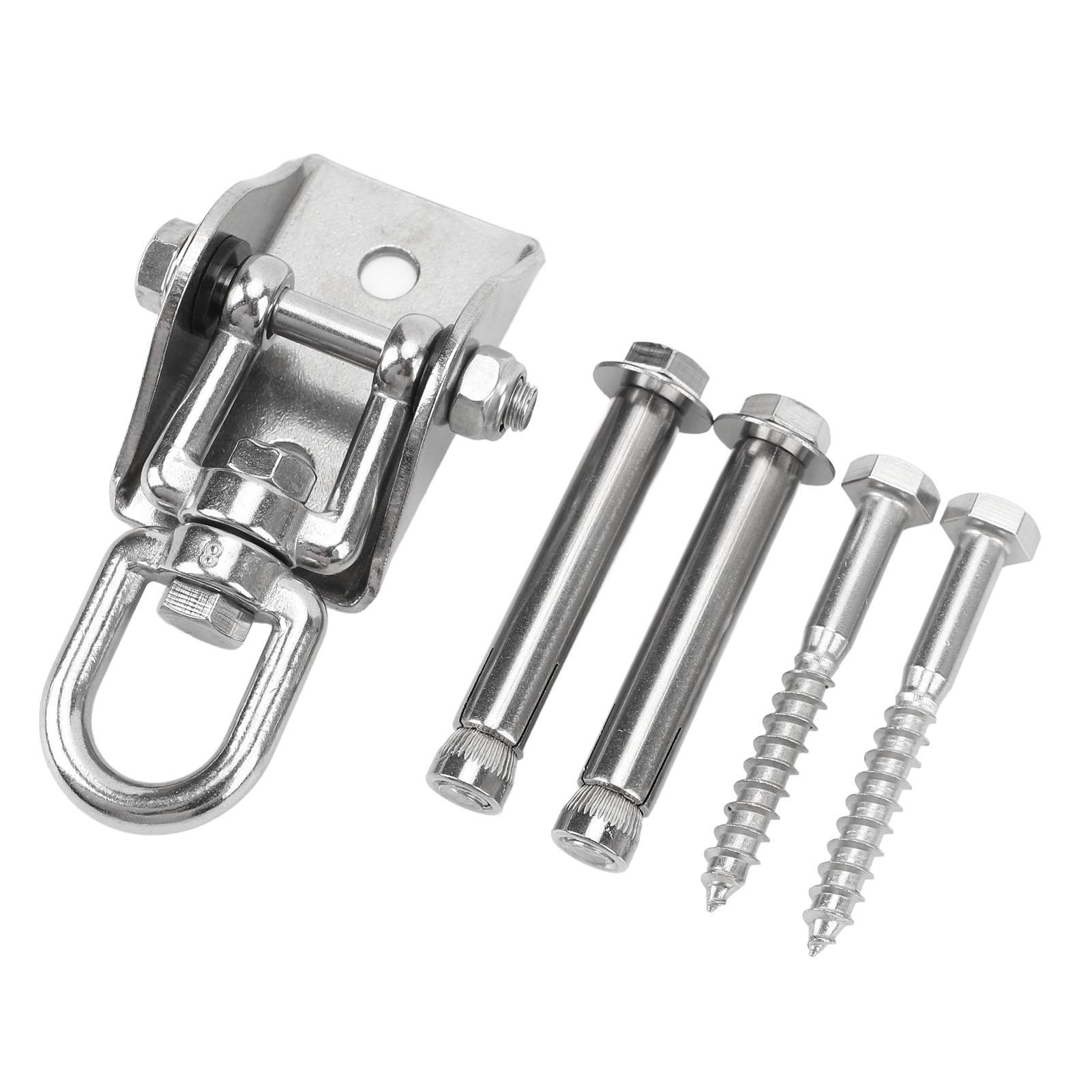 

Сверхпрочный поворотный подвес для качелей на 360 градусов, крюк из нержавеющей стали для качелей для игровой площадки, спортзала, веревки, бокса