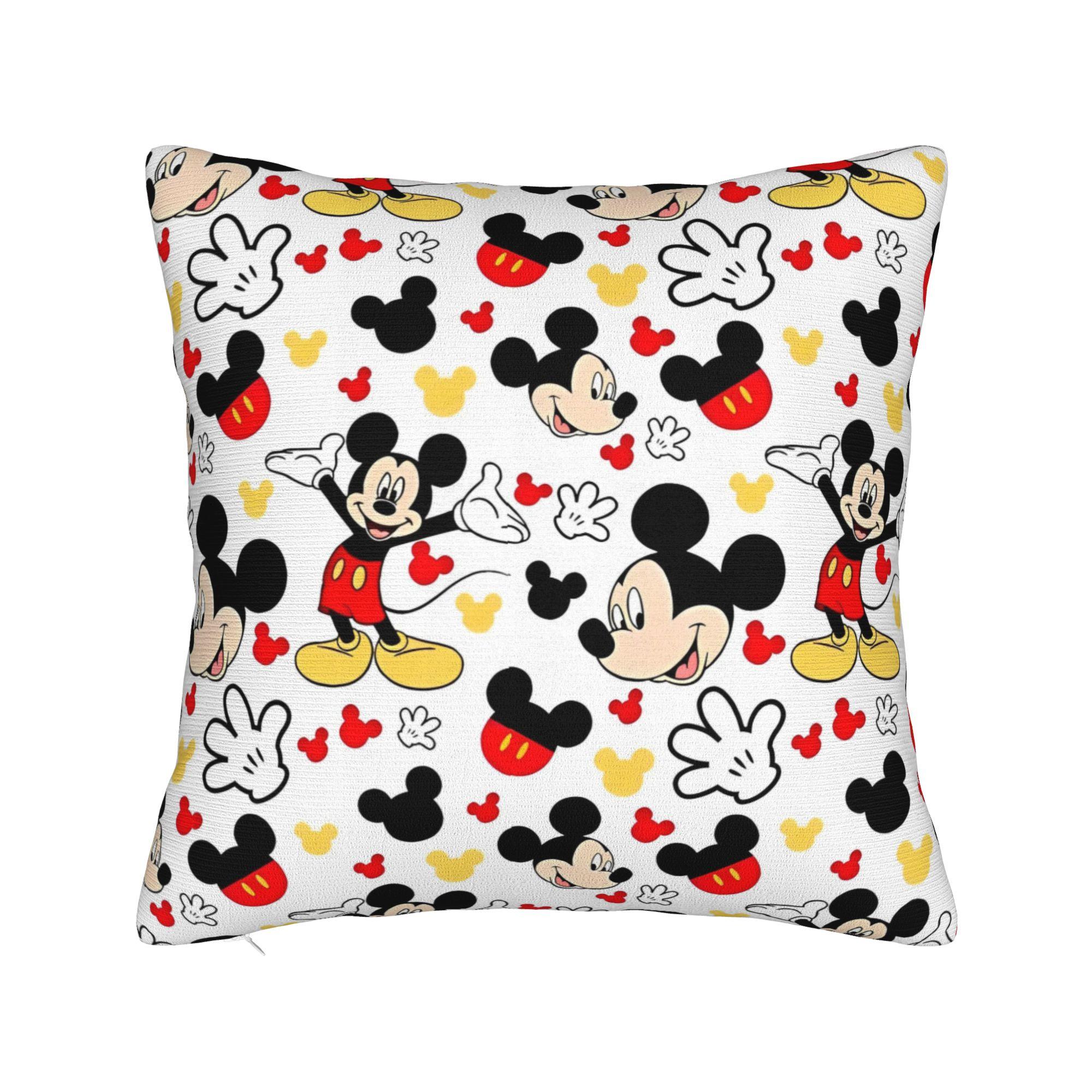 

Cartoon Mickey Mouse Square Pillow Case Polyester Cushions for Sofa Halloween Design , Awesome Cushion Covers 30cmx30cm