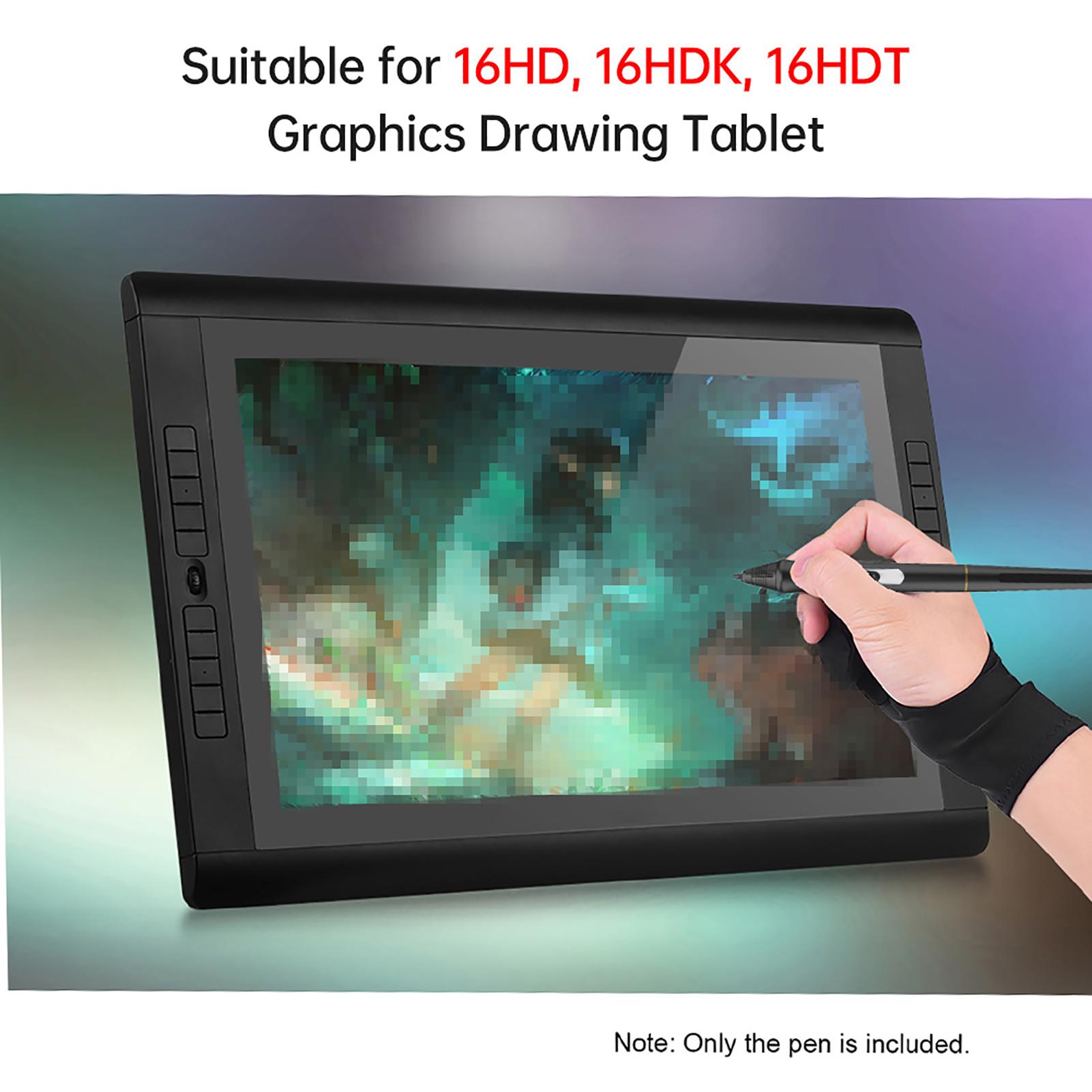 BOSTO Nabíjateľné pero Digitálne pero 8192 úrovní tlaku Stylus pero s 20 ks hrotmi na pero Držiak na pero pre BOSTO 13HD 16HD Type 1