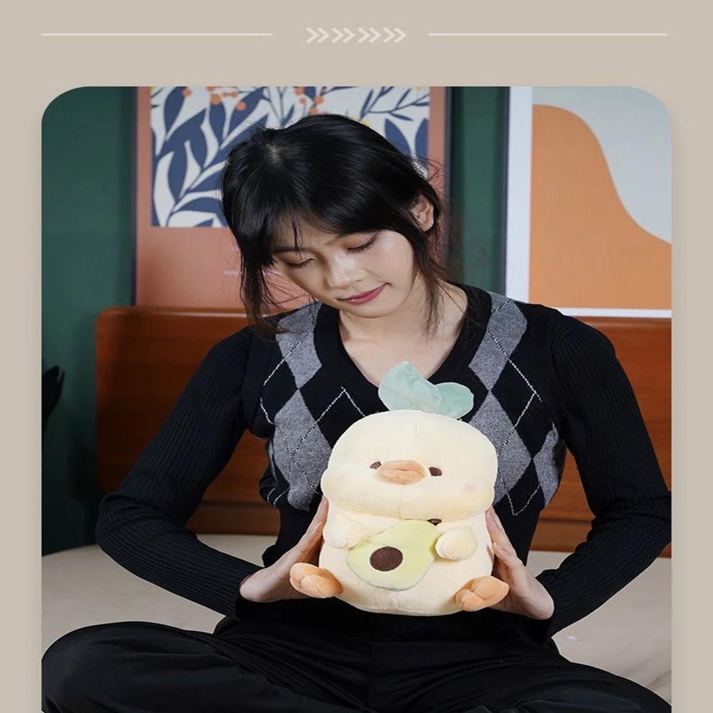 23cm Cute Doll Plush Toy Doll Panda Hug Bamboo Duck Hug Avocado Rabbit Hug Carrot Bear Hug Strawberry Pillow Gift Ideas For Kids