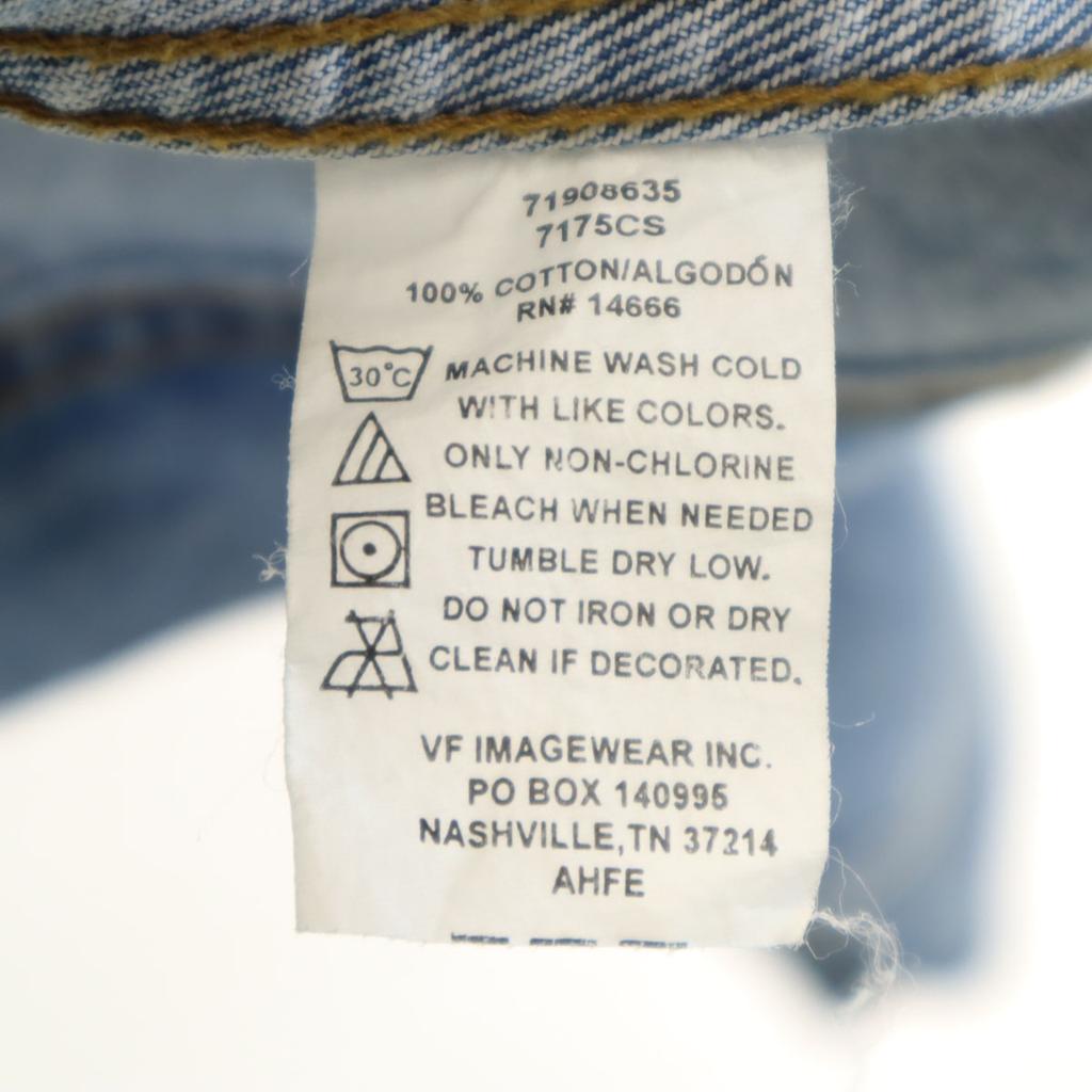 Lee Denim Jacket XL Wash blue Denim jacket trucker Men's Used