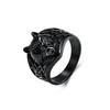 Vintage Stainless Steel Wolf Head Ring For Men Women Punk Fashion Viking Celtic Knot Rings Biker Amulet Jewelry Gifts Wholesale
