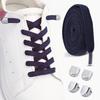 1 Pair/2 Pair No Tie Elastic Shoelaces Sneakers Laces for Kids Adults Rubber Bands Shoe LacesTieless Shoelaces for Sneakers
