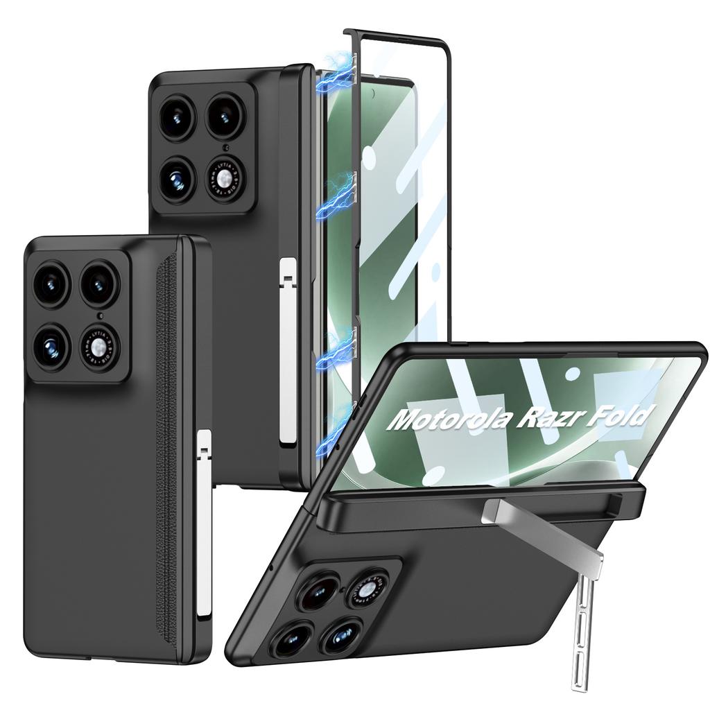 Motorola RazrFold Mobile Phone Case Skin Skin Scrub Magnetic Hinge Case Film Integrated Bracket Protective Case