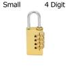 Travelling Combination Padlock Brass Code Lock Mini Number Password Lock  Door