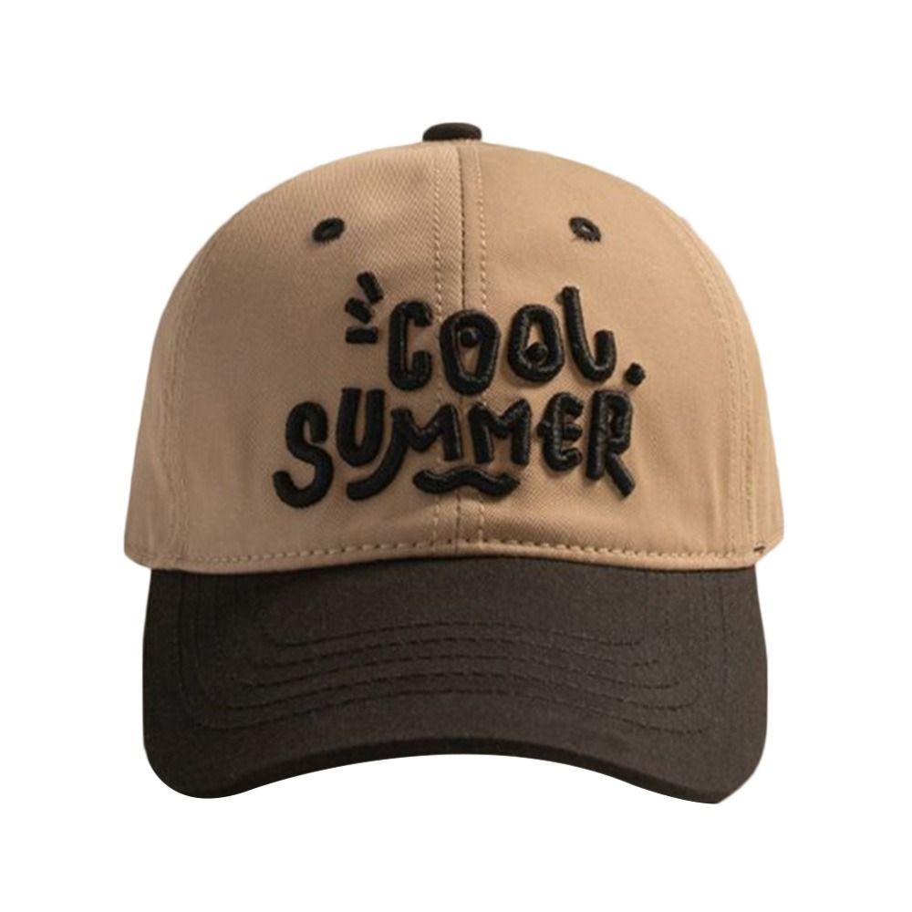 2-7 Years Adjustable Sun Hat Letter Embroidery Beach Cap Summer Kids Baseball Caps  Children