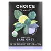 Black Tea, Earl Grey, 16 Tea Bags, 1.12 Oz (32 G)
