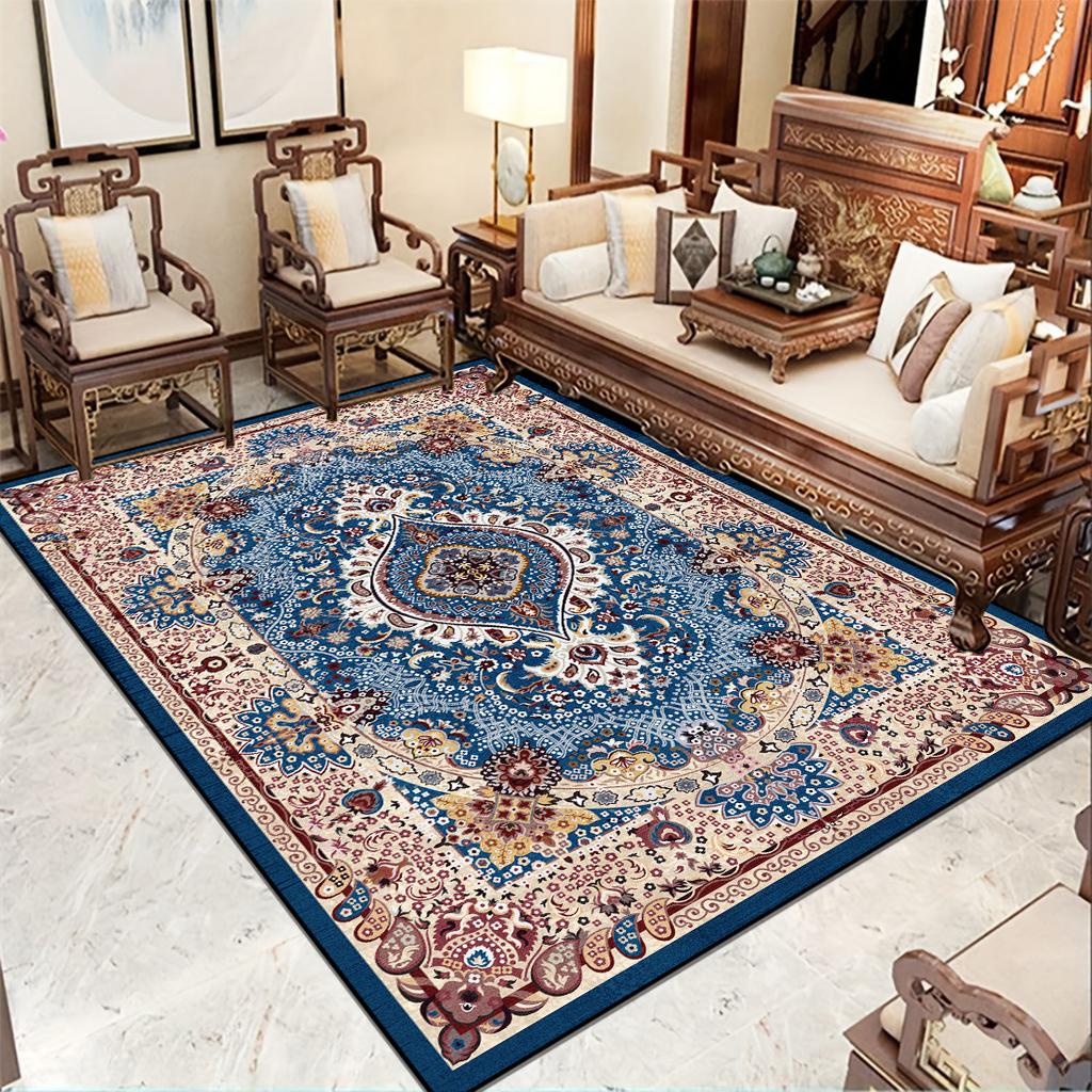 New European Luxury Carpets for Living Room Soft Non-slip Rugs Large Area Floor Mat Home Decoration Bedroom Sofa Side
