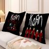 Korn Rock Band Music Cushion Cover Pillowcase Upholstery Sofa Throw Pillow Home Decor Pillowcas
