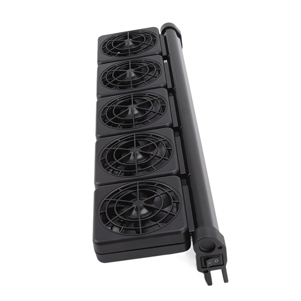 Ryba Chladicí ventilátor Rychlost větru 5 hlav Ventilátor do akvária pro ryby Akvárium