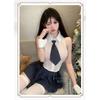Domila Pure Desire College Style Split Uniform Set Sex Underwear Sexy Underwear Sex Products F569