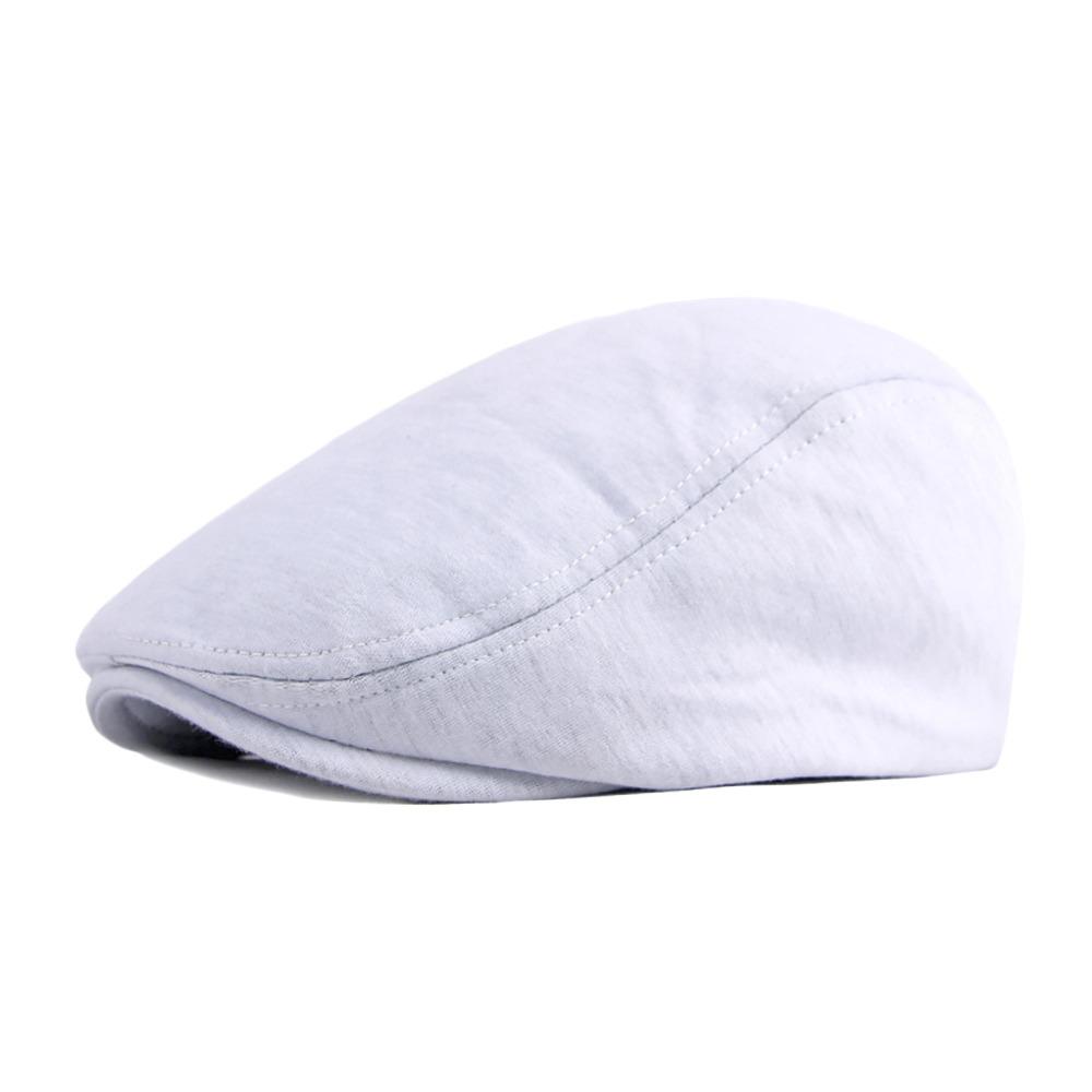 Fashion Soft Beret Hat Casual Retro Painter Hat Adjustable Solid Color Driver Flat Caps Men Women