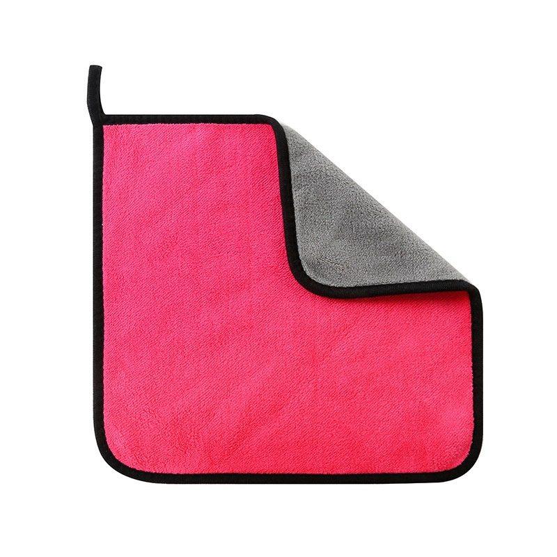 

Wiper Towel Towel Thickened Suction Car Coral Fleece In Stock Wholesale Cleaning Cloth Cleaning Car Big Double-Sided Car