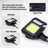 Super Bright 1500LM Work Light COB 500mah LED Flashlight Pocket Keychain USB Rechargeable Waterproof For Outdoor Camping