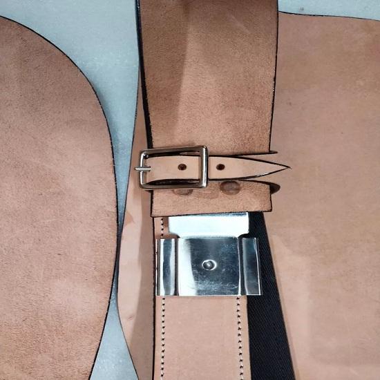 Rough Out Western Leather Horse Saddle Fender Pair Tooled Replacement Fenders.