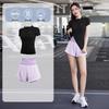 2025 Women's Spring Quick-Dry Sports Set: Short-Sleeve Running, Fitness, Morning Run & Yoga Apparel
