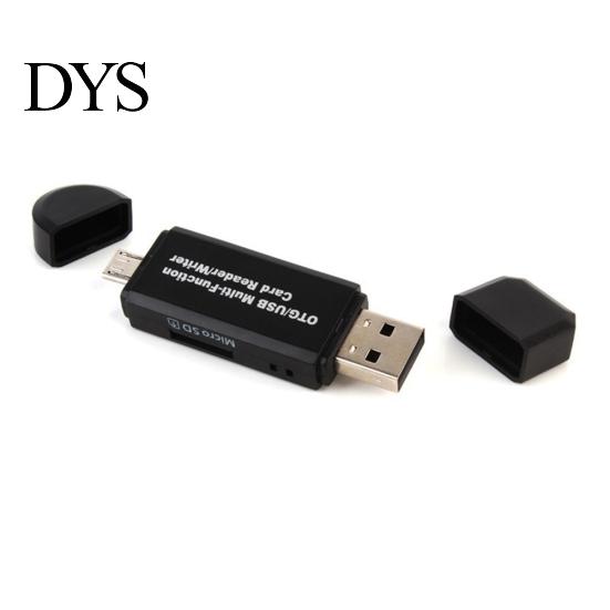 Portable High Speed Micro USB SD TF OTG Card Reader for Mobile Phone Laptop