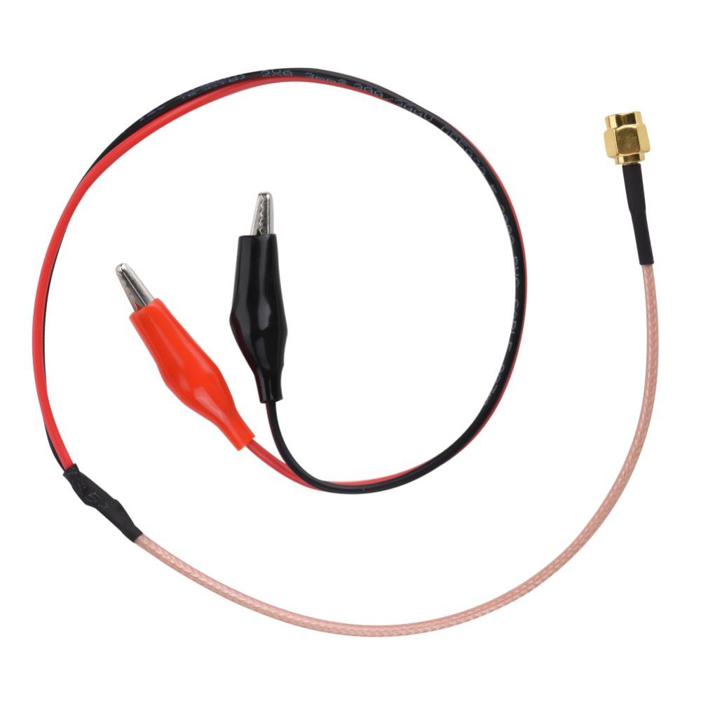 Ended Clips Frequency Cable Red Black Testing Wire Low Loss Coaxial Cable  Signal Transmission