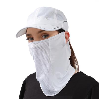 Masque de cyclisme respirant en soie glacée pour l'été, protection solaire, pour femme, accessoire de cyclisme, de golf, de sport, de protection UV