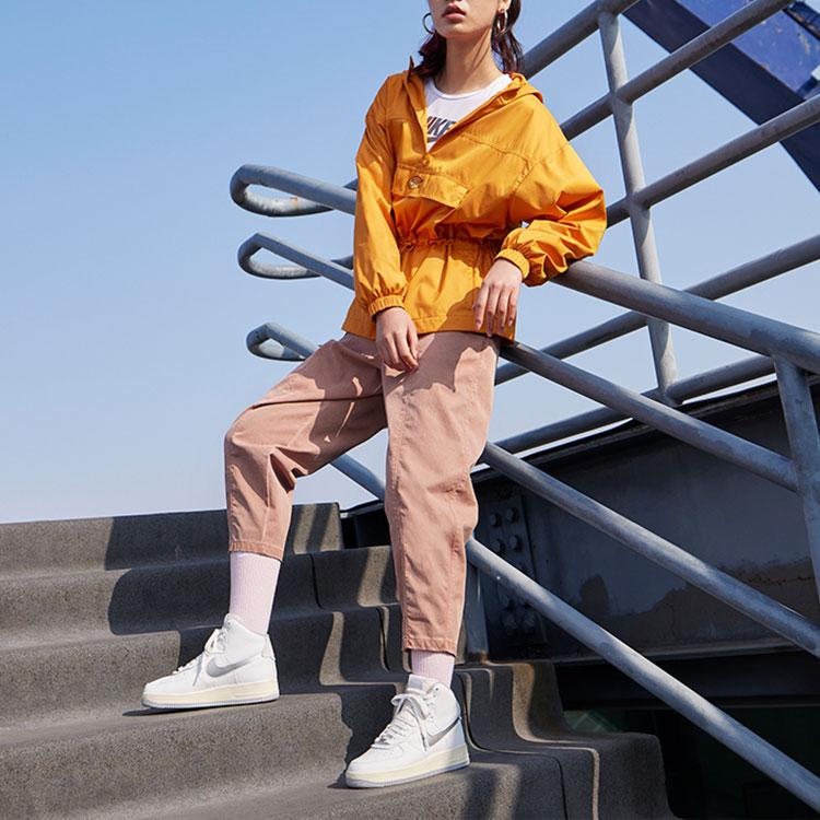 Nike Dri-Fit Tech Pack Solid High-Waisted Woven Casual Pants Women Pants Pink DM6171-215