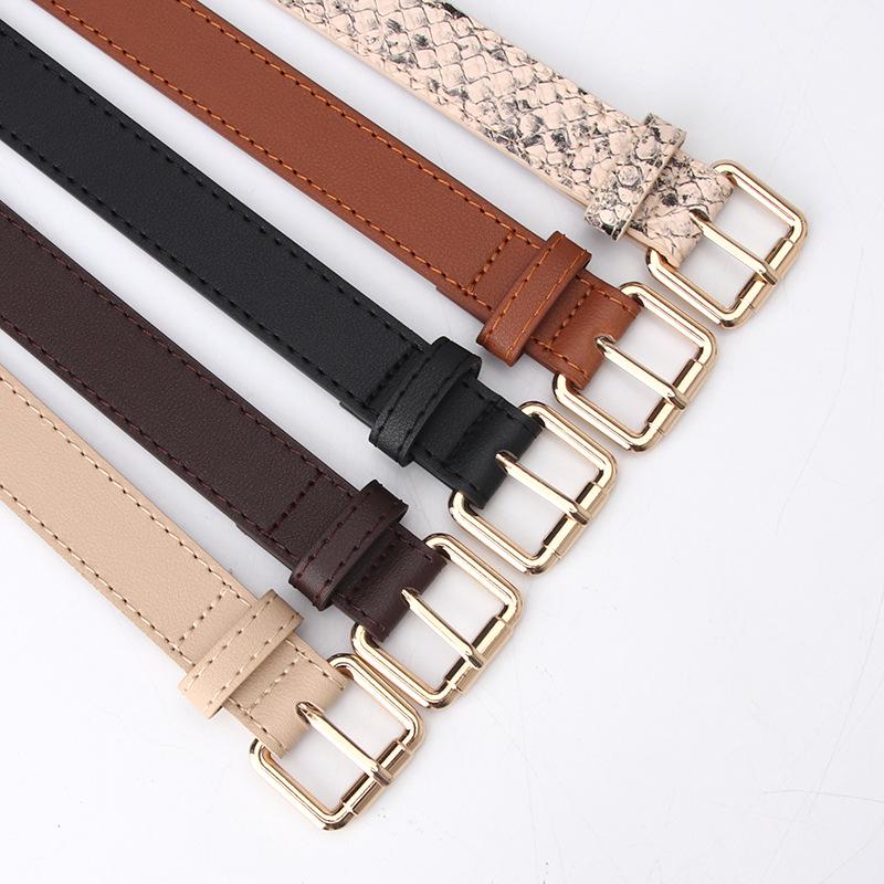 Women's Simple PU Korean Style Fashion Belt - Versatile Sweater and Coat Accessory