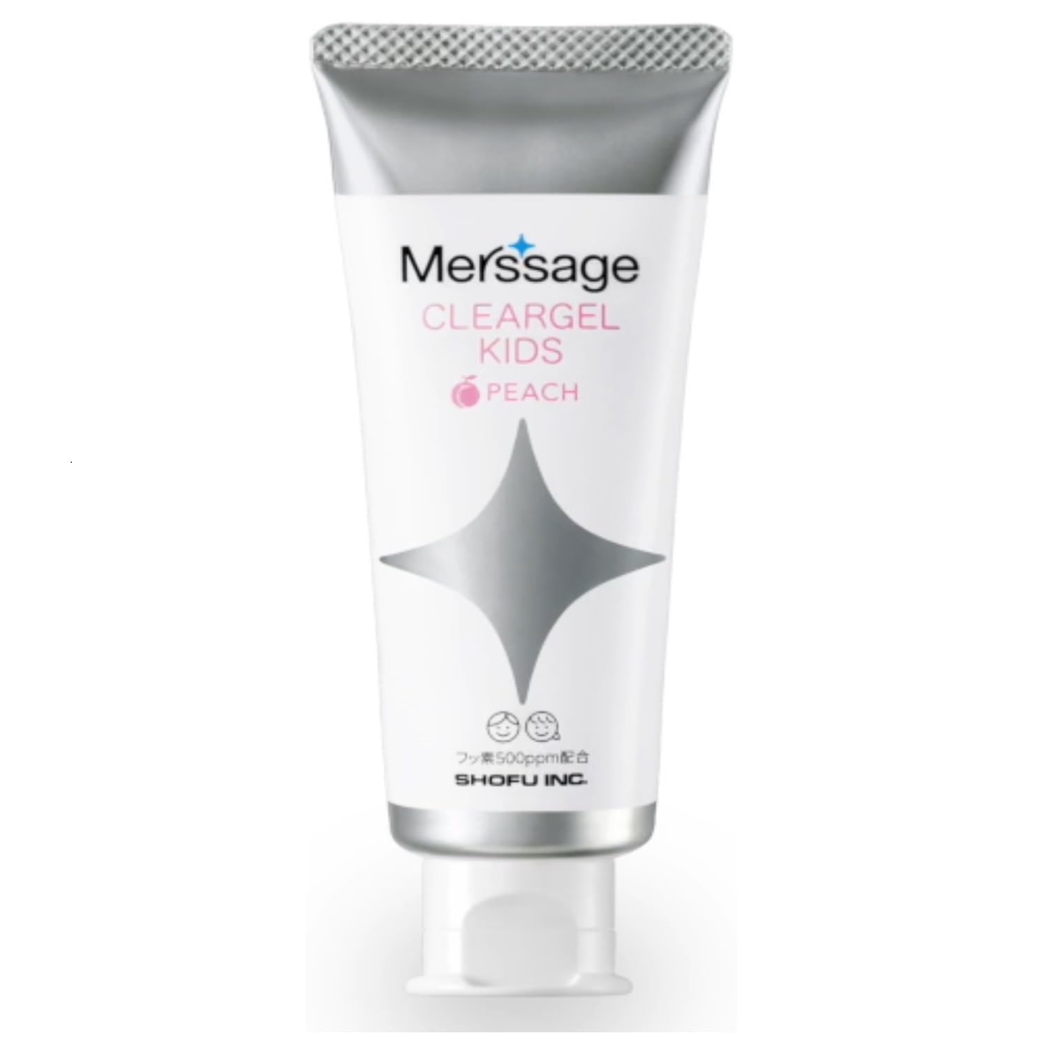 

Mersage Clear Gel Kids 60g 500ppm Peach [Shofu] Dental Exclusive/Quasi-drug