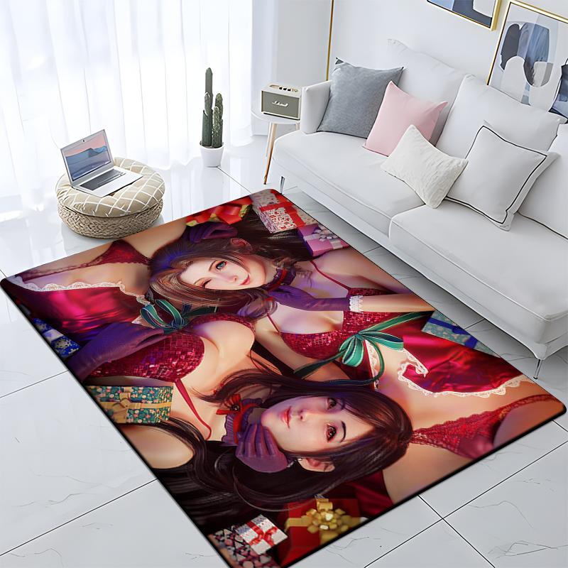 Sexy Girls Printed Carpet Living Room Home Decor Sofa Table Rug Anti Slip Chair Cushion Lounge Mat Large Rug Picnic Camping Yoga
