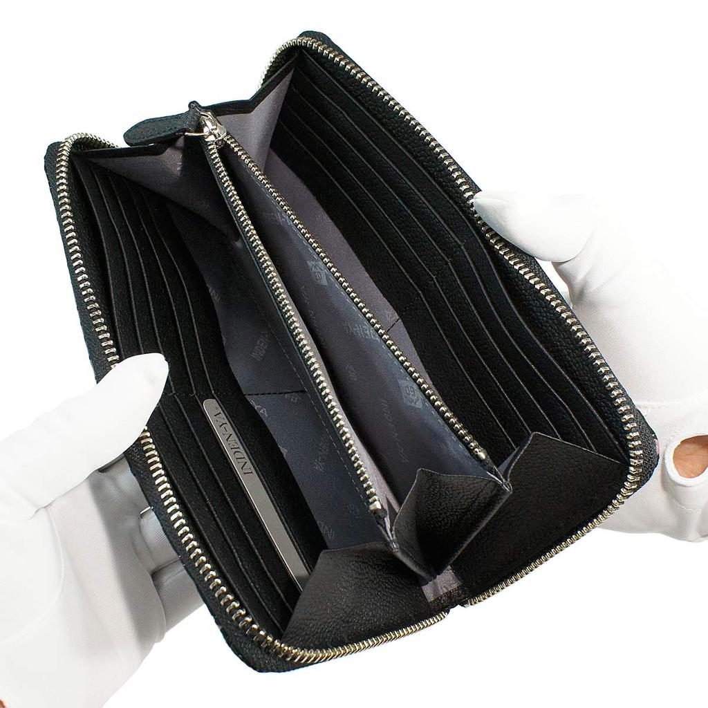 Inden Long Wallet Round Zipper Deerskin RYUOLA 7724 [Indenya]
