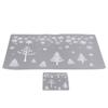 12pcs Christmas Printed Drinks Tea Cup Mats Coasters Teapot Placement Table Mat Decoration