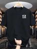 Mens Heavyweight 100 Cotton Graphic Tshirt Lightweight and Breathable Comfortable Casual Wear Trendy Machine Washable