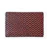 [SakuraZen] Men's Business Card Holder, Inden Style, Rhombus Chrysanthemum Pattern, Japanese Traditional Pattern, Auspicious, Made In Japan, Gift,