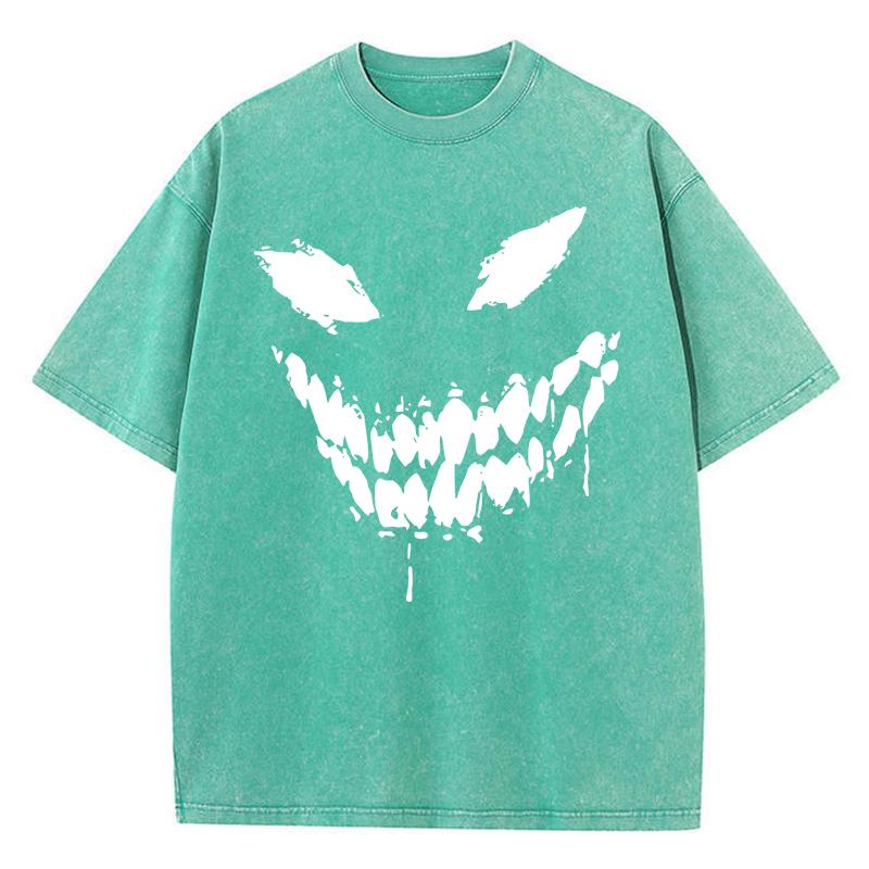 Venom Face Pattern Print Printingt Shirt Men S Fashion Pattern T-Shirts Design Harajuku Tee Shirt Senior Cotton M 1589₽