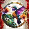 2D Flat Acrylic Is A Charming Hummingbird Decoration That Does Not Require Batteries/electricity. It Is A Unique Indoor/outdoor Decoration, Versatil
