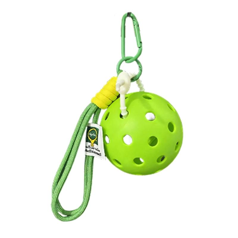 Pickleballs Keychain Accessory For Sports Enthusiasts And Students Pickleballs Charm Keyring For Everyday Use And Sports