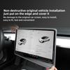 For Tesla Model 3 Y Car Accessories Central Control Navigation Screen Silicone Protection Frame Tempered Film Protective