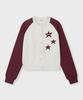 Fallett Star Knit Cardigan Burgundy