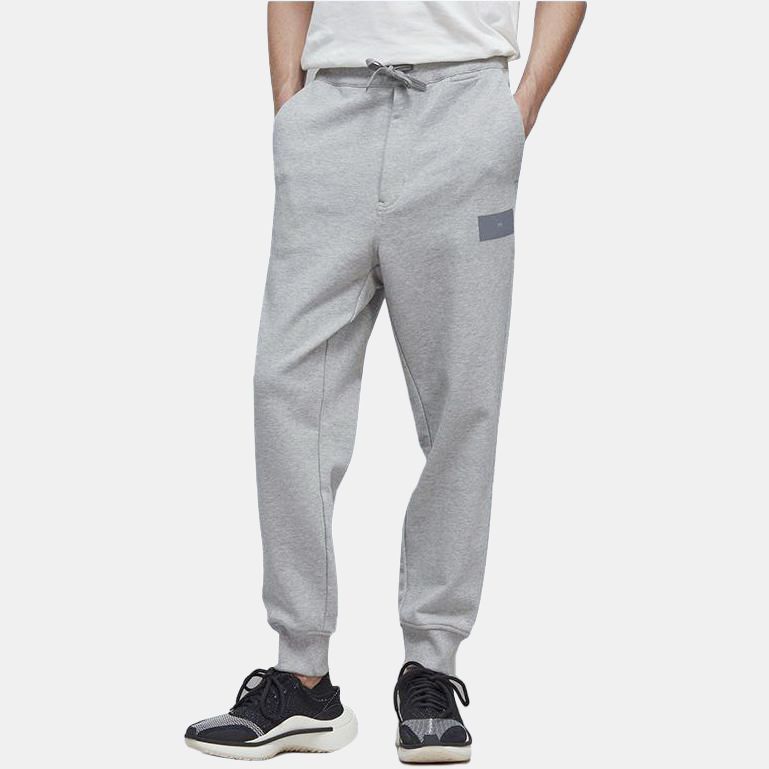 Y-3 Ft Cuf Pant Solid Color Sports Cuffed Casual Pants Men Pants Light-Gray IB4809