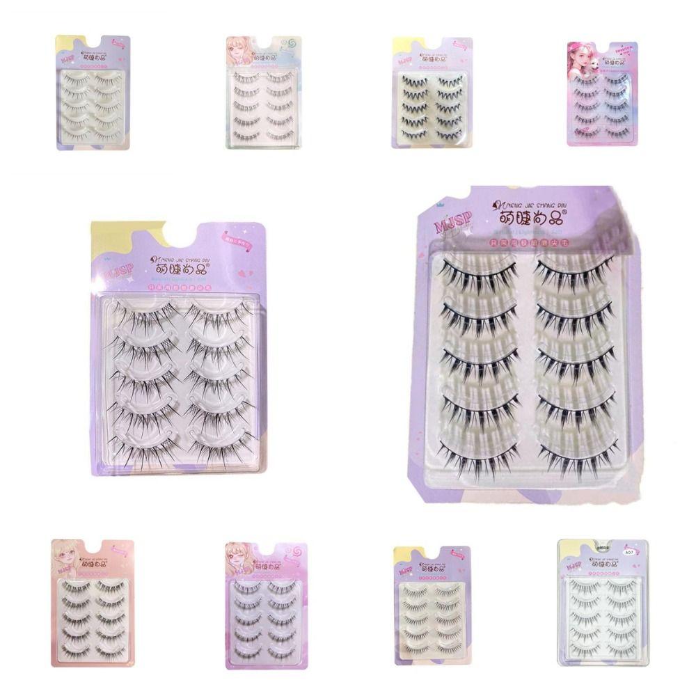 Lashes Extension Fluffy False Eyelashes Dense Thick Curled Up Eyelashes  Grafting Lashes