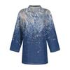 Women's Fashion Casual Lapel Short Sleeve Printed Shirt Women's Button Up Tops