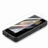For Samsung Galaxy Z Fold6 5G Case Rubberized PC Phone Cover with Tempered Glass Film