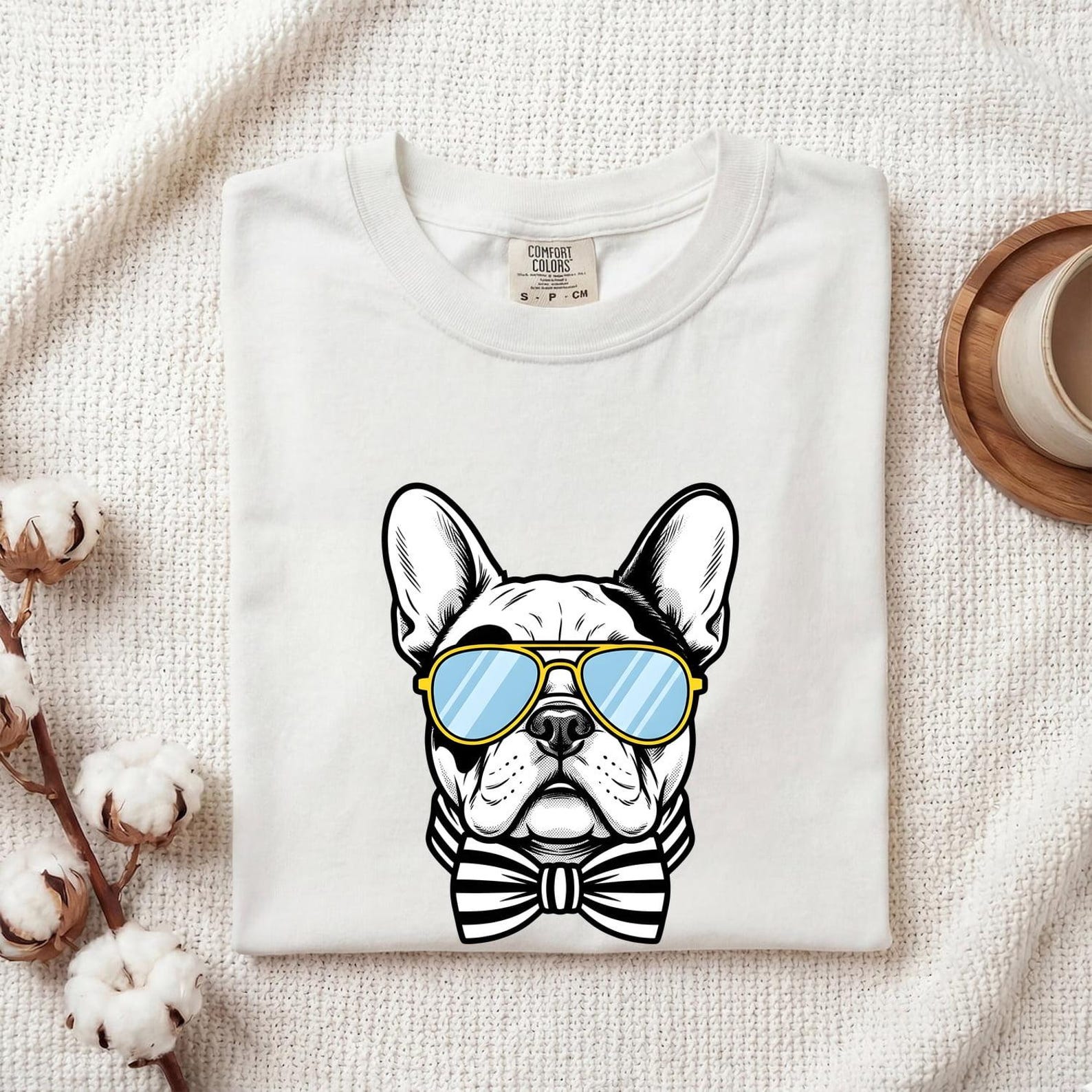 French Bulldog Dog Shirt Dog Clothing Gift Women Animated Tee Bulldog T-Shirt Dog Fan Cartoon Tshirt Apparel Graphic Classic Eyewear Tshirt XL