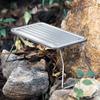 1pc Portable Folding Camp Grilling Titanium BBQ Grilling Grate Ultralight Mini Table For Camping Hiking Picnic Barbecue Titanium
