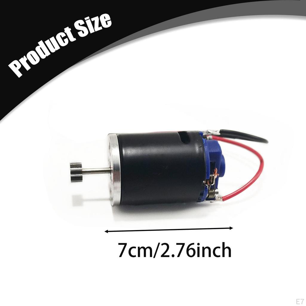 370 Gearbox Accessory for Remote Control Cars, 4mm Plug, Fits MN78 MN82 MN168