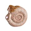 Retro Conch Girl Figurine Sea Snail Women Statue Sculpture Indoor Outdoor Home Office Desktop Bookshelf Decoration Ornament